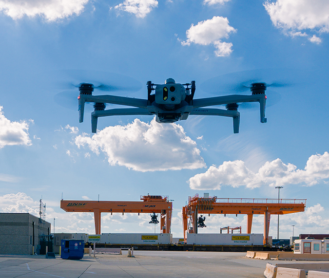 Drone says hello. Drone says hello.